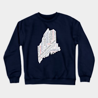 Maine's Coastal Beauty Crewneck Sweatshirt